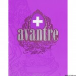 Тетрадь А5,  80л, клетка, скоба, мелованный картон "Lions", фиолетовый (Avantre)