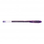Ручка гелевая "Signo 120", прозрачный, 0,7мм, фиолетовый (UNI Mitsubishi pencil)