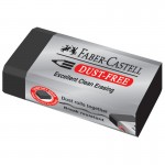Ластик для карандашей "Dust-Free", 45х20х12мм, винил, черный (Faber-Castell)