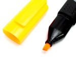 Маркер-текстовыделитель "Line", клиновидный наконечник, оранжевый, 1-4мм (Alingar)