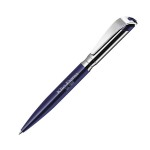 Ручка шариковая "I-Roq", металл, темно-синий (Klio-Eterna)