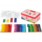 Набор для рисования "Connector Ballerina" 33 фломастера+10 клипс+2 карты (Faber-Castell)