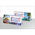 Календарь-домик 2022г, "Москва/Озеро Байкал", 190х90 мм, на гребне (Офис-Лидер)