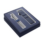 Набор: Ручка шариковая "Hemisphere GIFT 20"+чехол для ручки, синие чернила, M (Waterman)