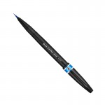 Ручка-кисть "Sign Pen Artist", ultra-fine, пигментные чернила, голубой (Pentel)