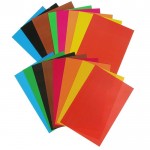 Набор цветной бумаги А4 +цветной картон А4 по 8листов по 8 цветов "Заяц и белочка" (Calligrata)