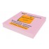 Бумага для заметок с клейким краем 76х 76мм, 100л/шт, розовый (Workmate)