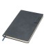 Ежедневник недатированный 147х212мм, синий, 256стр, "Teolo", искуств. кожа, крем блок (Portobello)