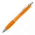 Ручка шариковая "Venus", прозрачный корпус, оранжевый (Open)