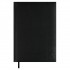 Ежедневник 2026г., 146х211мм, черный, 176л, кожзам, белый блок, отделочная строчка (Escalada)