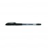 Ручка шариковая "Grapho", тонированный, резиновый упор, игольчатый, 0,5мм, черный (Erich Krause)