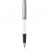 Ручка перьевая "Jotter Original White CT F60", корпус-нерж.сталь/пластик, хром, F (Parker)