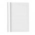Папка-скоросшиватель А4, прозрачный верхний лист, пластик 120/160мкм, белый (Бюрократ)