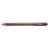 Ручка шариковая "Jetstream 101", прорезиненный, 0,5мм, красный (UNI Mitsubishi pencil)