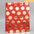Пакет подарочный 32*26*10 см, "Новогодние шарики», тиснение