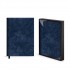 Ежедневник недатированный 175х245мм, синий, 160л, кожзам, встаной блок, мягкий переплет(Escalada)