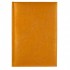 Ежедневник 2024г., 145х210мм, оранжевый, "Sigma", 176л, кожзам, белый блок (Lamark)