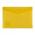 Папка-конверт на кнопке А4, "Premier", пластик, желтый, 0,18мм (Expert Complete)