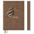 Ежедневник 2026г., 146х211мм, бежевый, 176л, кожзам, мягкий переплет, цветной срез (Escalada)