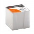Блок бумаги для записей 90х90х90мм, белый, в прозрачном пластиковом боксе (Lamark)