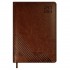 Ежедневник 2026г., 146х211мм, коричневый, 176л, кожзам, белый блок, закругленные углы (Escalada)