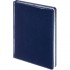 Ежедневник недатированный 143х205мм, синий, "Sidney Nebraska", иск.кожа, белый блок, серебряный срез