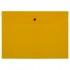 Папка-конверт на кнопке А4, 120мкм, прозрачный, желтый (СТАММ)
