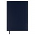 Ежедневник 2026г., 146х211мм, синий, 176л, кожзам, белый блок, отделочная строчка (Escalada)