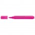 Маркер-текстовыделитель "Grip", клиновидный наконечник, розовый, 1-2-5мм (Faber-Castell)