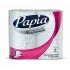 Полотенца бумажные в рулоне "Papia", 3-слойные, ассорти, 2рул/уп