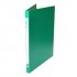 Папка-скоросшиватель на пружине А4, 15мм, пластик 0,5мм, этикетка, зеленый (Бюрократ)