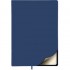 Ежедневник недатированный 210х145мм, синий, А5, крем блок, "Magic Soft Touch FLEX", 256стр.(Lamark)